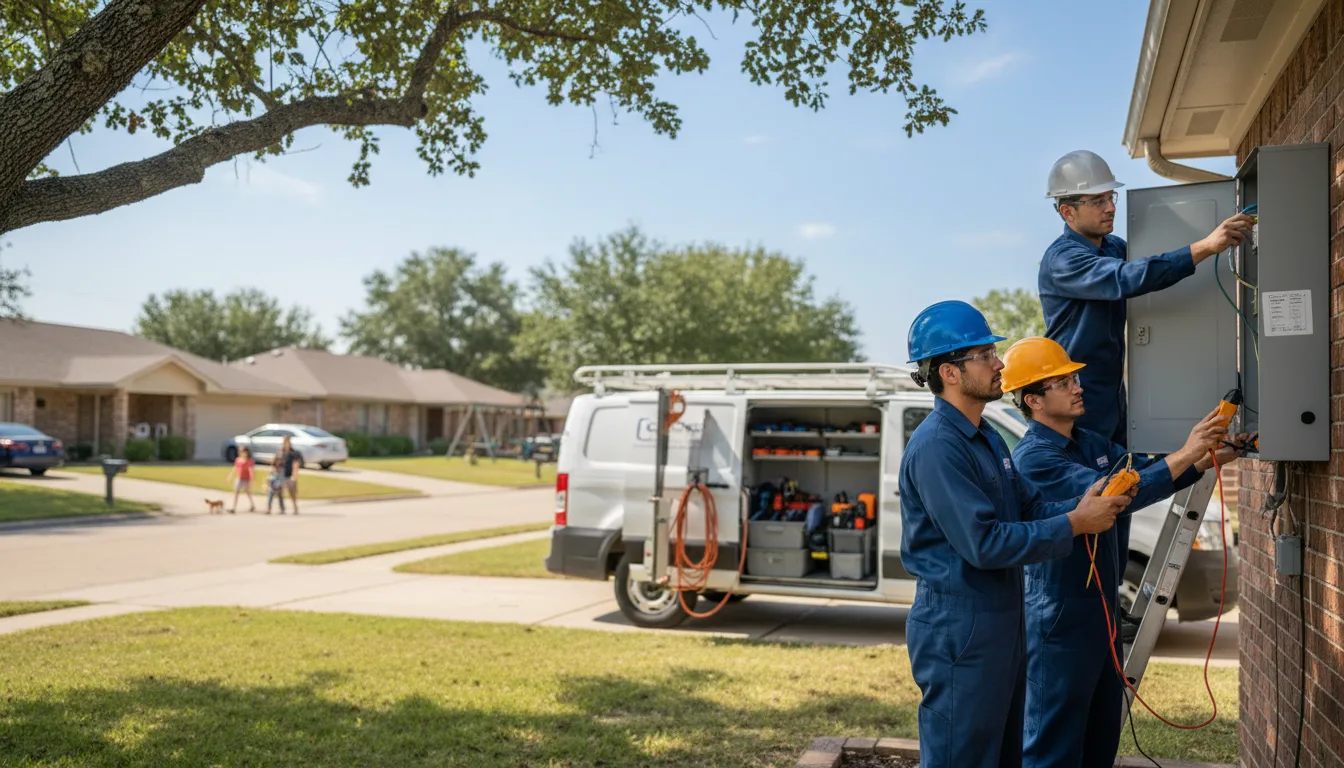 Certified electrician providing emergency electrical services in Lamont, IA
